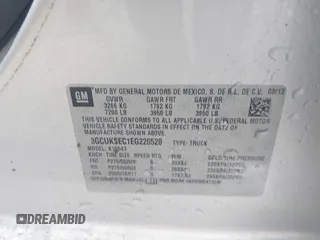 2014 Chevrolet Silverado 1500 LTZ with VIN 3GCUKSEC1EG226528, listed as a IAAI auction lot 42167248 with 152,338 mi miles and . Bid and sale history available at DreamBid. Image 9.