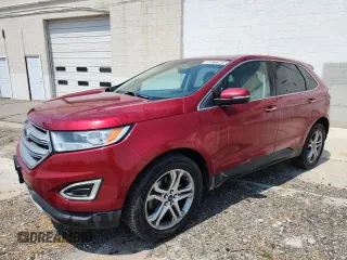2017 Ford Edge Titanium z VIN 2FMPK4K97HBB12201, wystawiony jako Copart lot #58972965 z przebiegiem 138 172 mil mil oraz Czysty tytuł • Clean title. Historia ofert i sprzedaży dostępna na DreamBid. Obrazek 1.