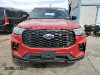 2025 Ford Explorer ST with VIN 1FMWK8GC6SGA71809, listed as a Copart auction lot 49919755 with 0 mi miles and Salvage Title. Bid and sale history available at carsss.com. Image 5.