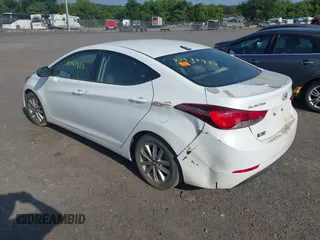 2016 Hyundai Elantra SE with VIN 5NPDH4AE3GH683949, listed as a IAAI auction lot 42577927 with Not provided miles and . Bid and sale history available at DreamBid. Image 3.