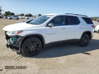 2021 Chevrolet Traverse LT Cloth with VIN 1GNEVGKW5MJ244946, listed as a Copart auction lot 61389045 with 115,047 mi miles and Salvage title. Bid and sale history available at DreamBid. Image 1.