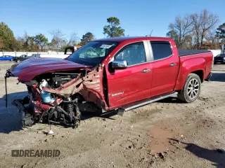 2018 GMC Canyon 4WD Denali with VIN 1GTG6EEN9J1307869, listed as a Copart auction lot 84681984 with 50,355 mi miles and Salvage Title. Bid and sale history available at carsss.com. Image 1.