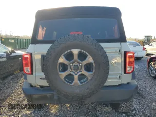 2021 Ford Bronco with VIN 1FMDE5BH2MLA90013, listed as a Copart auction lot 82587383 with 25,521 mi miles. Bid and sale history available at carsss.com. Image 6.