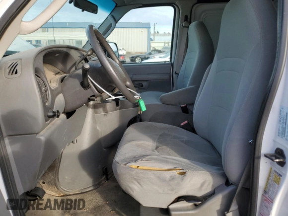 2008 Ford Econoline Cargo Commercial with VIN 1FTNS24L48DB48222, listed as a Copart auction lot 80777304 with 273,798 mi miles and Salvage Title. Bid and sale history available at DreamBid. Image 7.