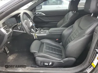 2022 BMW 4 Series 430i with VIN WBA53AP08NCJ06319, listed as a Copart auction lot 50144015 with 17,935 mi miles and Salvage Title. Bid and sale history available at carsss.com. Image 7.