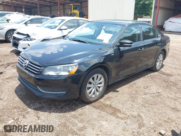 2014 Volkswagen Passat S with VIN 1VWAT7A38EC106972, listed as a IAAI auction lot 42549123 with 166,562 mi miles and . Bid and sale history available at DreamBid. Image 2.