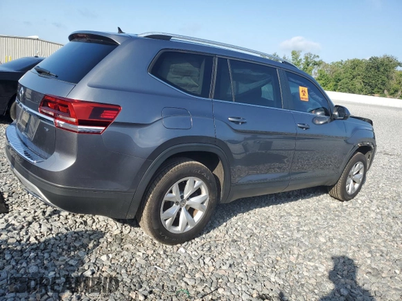 2018 Volkswagen Atlas S with VIN 1V2AP2CA6JC596049, listed as a Copart auction lot 55740605 with 73,298 mi miles and Non repairable. Bid and sale history available at DreamBid. Image 3.