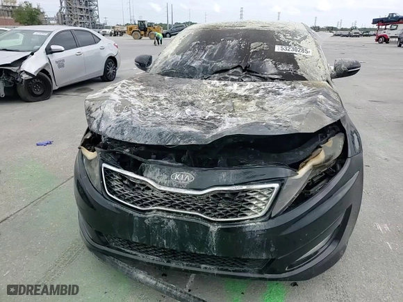 2012 Kia Optima SX with VIN 5XXGR4A6XCG013386, listed as a Copart auction lot 53230285 with 0 mi miles and Salvage Title. Bid and sale history available at carsss.com. Image 11.