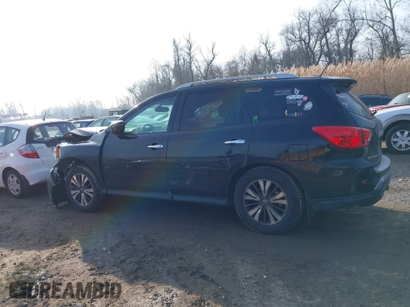 2017 Nissan Pathfinder SV with VIN 5N1DR2MM1HC609460, listed as a IAAI auction lot 41184113 with 1 mi miles. Bid and sale history available at carsss.com. Image 14.
