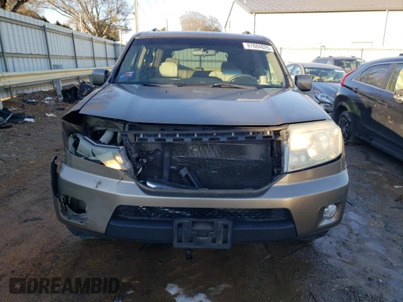 2010 Honda Pilot EX with VIN 5FNYF3H49AB002536, listed as a Copart auction lot 87884825 with 130,108 mi miles and Salvage Title. Bid and sale history available at carsss.com. Image 5.