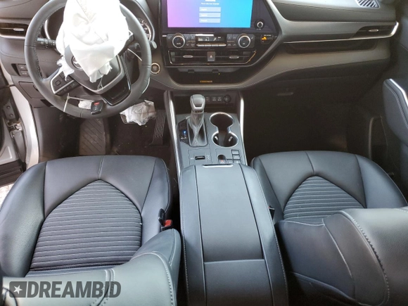 2023 Toyota Highlander L with VIN 5TDKDRAH0PS021900, listed as a Copart auction lot 54471235 with 24,021 mi miles and Salvage title. Bid and sale history available at DreamBid. Image 8.