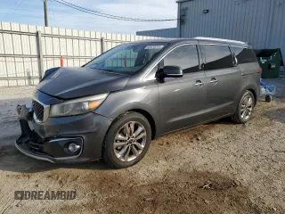 2015 Kia Sedona SX-L with VIN KNDME5C1XF6020296, listed as a Copart auction lot 42625245 with 153,028 mi miles and Salvage Title. Bid and sale history available at DreamBid. Image 1.