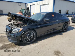 2017 Mercedes-Benz C 43 AMG with VIN WDDWJ6EB4HF517384, listed as a Copart auction lot 67275254 with Not Provided miles and Non Repairable. Bid and sale history available at carsss.com. Image 1.