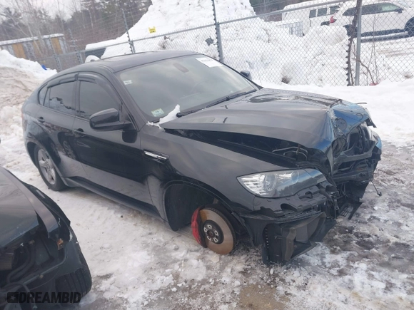 2011 BMW X6 M with VIN 5YMGZ0C57BLK14388, listed as a IAAI auction lot 41411854 with 129,248 mi miles. Bid and sale history available at carsss.com. Image 1.
