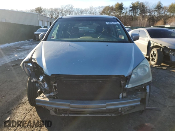 2007 Honda Odyssey EX with VIN 5FNRL38477B032284, listed as a Copart auction lot 42207095 with 190,362 mi miles and Salvage Title. Bid and sale history available at carsss.com. Image 5.