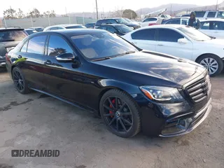 2018 Mercedes-Benz S 63 AMG with VIN WDDUG8JB9JA357139, listed as a IAAI auction lot 41265507 with 41,224 mi miles and . Bid and sale history available at DreamBid. Image 1.