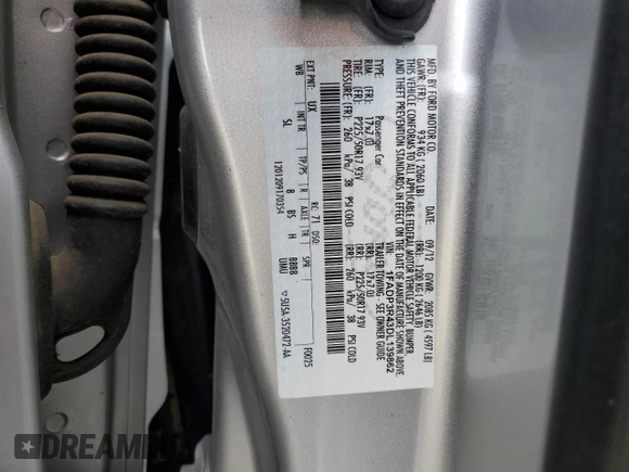 2013 Ford Focus Electric z VIN 1FADP3R43DL139862, wystawiony jako Copart lot #45901885 z przebiegiem 62 040 mil mil oraz Szkody całkowita. Historia ofert i sprzedaży dostępna na DreamBid. Obrazek 12.