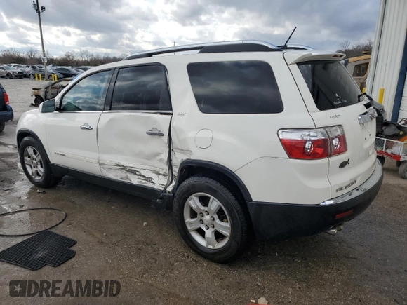 2007 GMC Acadia SLT z VIN 1GKER23727J159868, wystawiony jako Copart lot #43948785 z przebiegiem 217 693 mil mil oraz Szkoda całkowita • Salvage title. Historia ofert i sprzedaży dostępna na DreamBid. Obrazek 2.