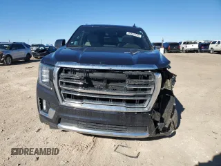 2023 GMC Yukon XL SLT with VIN 1GKS2GKD5PR349418, listed as a Copart auction lot 43635255 with 37,163 mi miles and Salvage Title. Bid and sale history available at DreamBid. Image 5.
