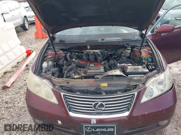 2008 Lexus ES 350 with VIN JTHBJ46G582212408, listed as a IAAI auction lot 41713251 with Not Provided miles. Bid and sale history available at carsss.com. Image 10.