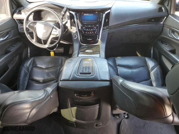 2015 Cadillac Escalade Platinum with VIN 1GYS4PKJ9FR643540, listed as a Copart auction lot 80931014 with 156,820 mi miles and Salvage Title. Bid and sale history available at carsss.com. Image 8.