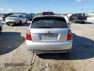 2006 Kia Spectra with VIN KNAFE161965323828, listed as a Copart auction lot 69583934 with 152,000 mi miles and Salvage Title. Bid and sale history available at carsss.com. Image 6.