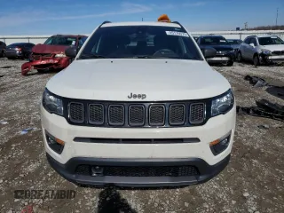 2021 Jeep Compass 80th Anniversary with VIN 3C4NJCEB6MT553095, listed as a Copart auction lot 45176075 with 45,415 mi miles and Salvage Title. Bid and sale history available at carsss.com. Image 5.