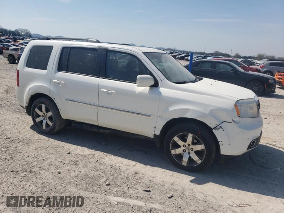 2012 Honda Pilot Touring with VIN 5FNYF4H98CB066488, listed as a Copart auction lot 50405775 with 209,840 mi miles and Salvage Title. Bid and sale history available at carsss.com. Image 4.