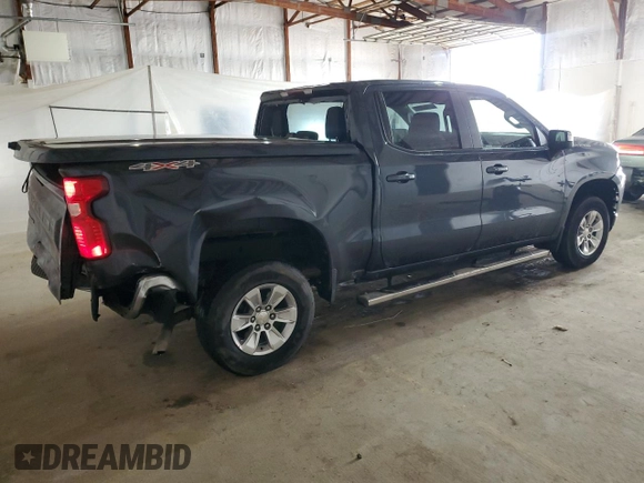 2021 Chevrolet Silverado 1500 LT with VIN 1GCUYDED8MZ394782, listed as a Copart auction lot 51107325 with 84,362 mi miles and Salvage Title. Bid and sale history available at DreamBid. Image 3.