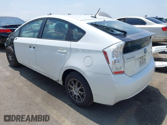 2010 Toyota Prius Four with VIN JTDKN3DU3A1095903, listed as a IAAI auction lot 42162529 with 136,716 mi miles and . Bid and sale history available at DreamBid. Image 3.