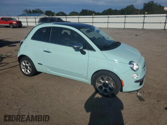 2017 FIAT 500 Lounge z VIN 3C3CFFCR4HT524036, wystawiony jako Copart lot #72024774 z przebiegiem 121 130 mil mil oraz Szkoda całkowita • Salvage title. Historia ofert i sprzedaży dostępna na DreamBid. Obrazek 4.