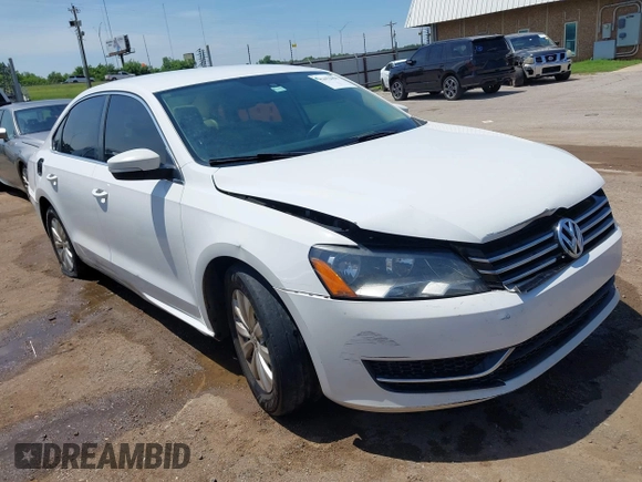2013 Volkswagen Passat SE with VIN 1VWBP7A32DC007863, listed as a IAAI auction lot 42452096 with 207,083 mi miles and . Bid and sale history available at DreamBid. Image 1.