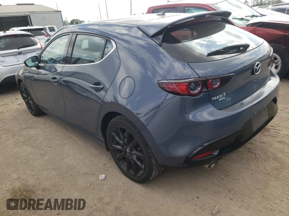 2021 Mazda Mazda3 Hatchback 2.5 Turbo with VIN JM1BPBJY0M1311951, listed as a Copart auction lot 45196623 with 27,309 mi miles. Bid and sale history available at carsss.com. Image 2.