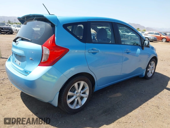 2014 Nissan Note SV with VIN 3N1CE2CP3EL369211, listed as a IAAI auction lot 42422183 with 119,363 mi miles and . Bid and sale history available at DreamBid. Image 4.