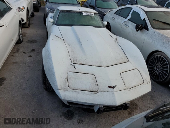 1979 Chevrolet Corvette with VIN 1Z8789S442296, listed as a Copart auction lot 75557234 with 77,800 mi miles and Salvage title. Bid and sale history available at DreamBid. Image 5.