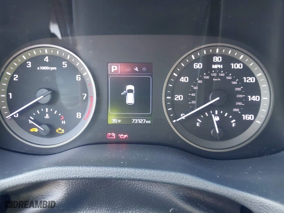 2017 Hyundai Tucson Value with VIN KM8J33A28HU533047, listed as a IAAI auction lot 41853087 with 74,238 mi miles. Bid and sale history available at carsss.com. Image 7.