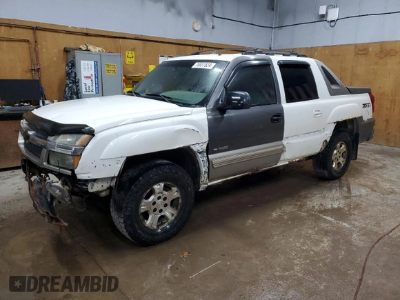 2002 Chevrolet Avalanche with VIN 3GNEK13TX2G288577, listed as a Copart auction lot 76837824 with 209,149 mi miles and Clean Title. Bid and sale history available at DreamBid. Image 1.