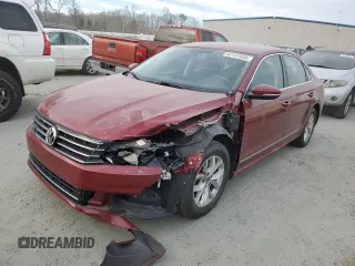 2016 Volkswagen Passat S with VIN 1VWAS7A37GC034314, listed as a Copart auction lot 47131535 with 64,198 mi miles and Salvage title. Bid and sale history available at DreamBid. Image 1.