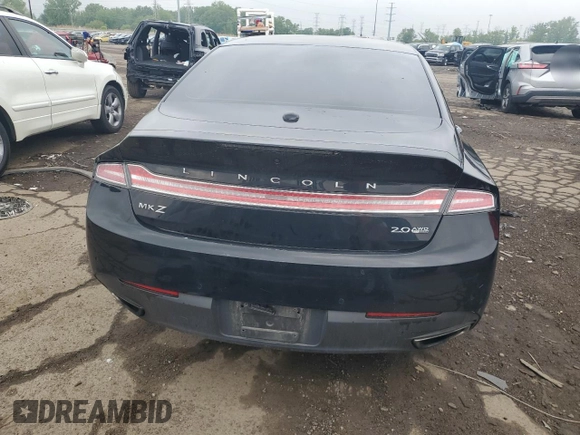 2016 Lincoln MKZ with VIN 3LN6L2J94GR617384, listed as a Copart auction lot 58000475 with 126,810 mi miles and Clean title. Bid and sale history available at DreamBid. Image 6.