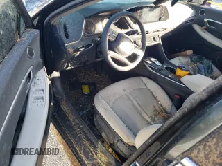 2022 Hyundai Sonata Hybrid Blue with VIN KMHL24JJ0NA037620, listed as a Copart auction lot 49691165 with 34,072 mi miles and Salvage Title. Bid and sale history available at carsss.com. Image 8.