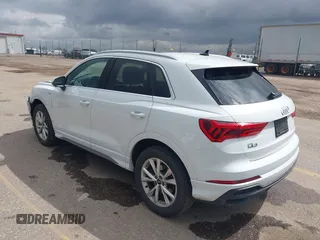 2023 Audi Q3 S line Premium with VIN WA1DECF30P1127433, listed as a IAAI auction lot 41969209 with 40,357 mi miles and . Bid and sale history available at DreamBid. Image 3.