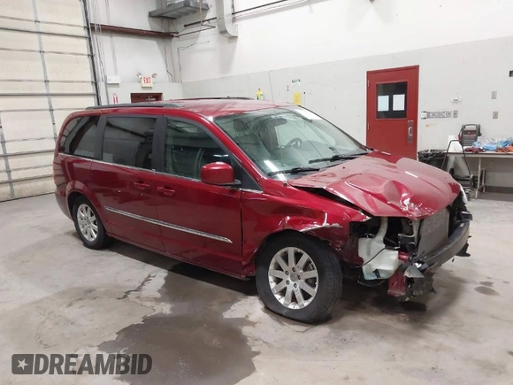 2013 Chrysler Town & Country Touring with VIN 2C4RC1BG2DR755256, listed as a IAAI auction lot 41919526 with 155,600 mi miles. Bid and sale history available at carsss.com. Image 1.