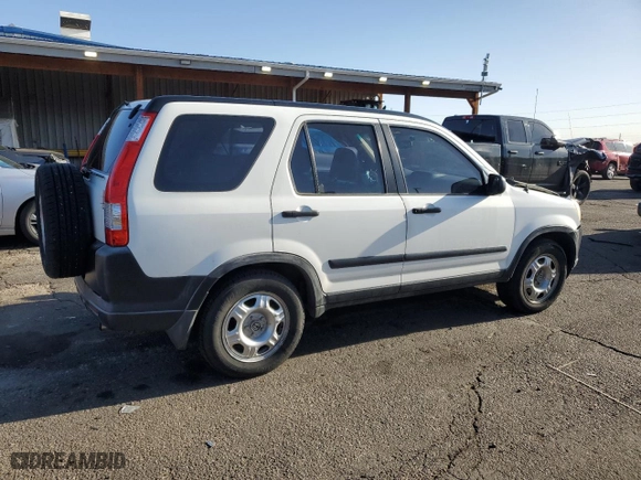 2006 Honda CR-V LX with VIN JHLRD68566C026837, listed as a Copart auction lot 52237995 with 131,151 mi miles and Clean Title. Bid and sale history available at carsss.com. Image 3.