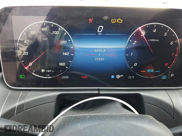 2022 Mercedes-Benz C 300 with VIN W1KAF4GB9NR009841, listed as a Copart auction lot 58415085 with 26,465 mi miles and Salvage title. Bid and sale history available at DreamBid. Image 9.
