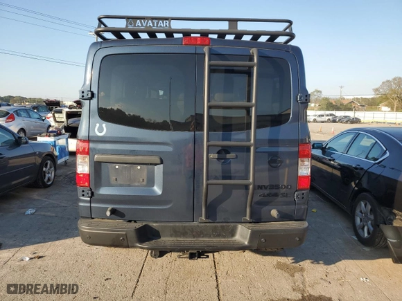 2021 Nissan NV Passenger NV3500 HD SL with VIN 5BZAF0AA9MN850082, listed as a Copart auction lot 73781874 with 70,190 mi miles and Salvage Title. Bid and sale history available at carsss.com. Image 6.