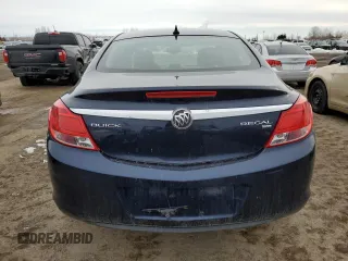 2011 Buick Regal CXL RL2 with VIN 2G4GP5EC1B9174738, listed as a Copart auction lot 45486125 with 51,169 mi miles and Salvage title. Bid and sale history available at DreamBid. Image 6.