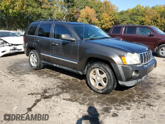 2006 Jeep Grand Cherokee Limited with VIN 1J4HS58N76C136007, listed as a Copart auction lot 77489034 with 117,023 mi miles and Salvage title. Bid and sale history available at DreamBid. Image 4.