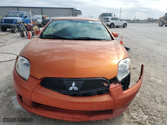 2009 Mitsubishi Eclipse GS with VIN 4A3AK24F19E024488, listed as a Copart auction lot 73863194 with 155,640 mi miles and Non Repairable. Bid and sale history available at carsss.com. Image 5.