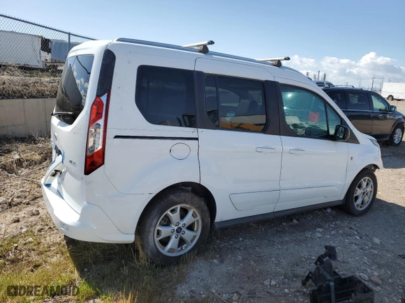 2015 Ford Transit Connect Wagon XLT with VIN NM0AE8F73F1204607, listed as a Copart auction lot 53901965 with 102,914 mi miles and Salvage Title. Bid and sale history available at carsss.com. Image 3.