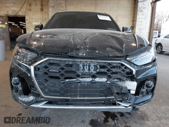 2024 Audi Q5 S line Prestige with VIN WA1FAAFY1R2090698, listed as a IAAI auction lot 41273717 with 8,684 mi miles and . Bid and sale history available at DreamBid. Image 12.
